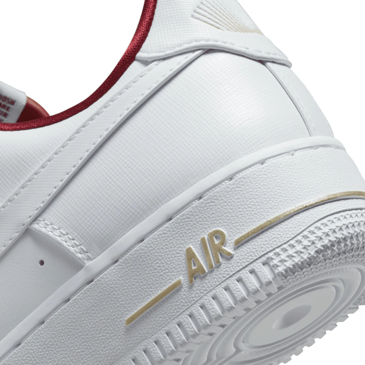 Nike Air Force 1 Low SE Swoosh Pocket White Team Red (W) image 6