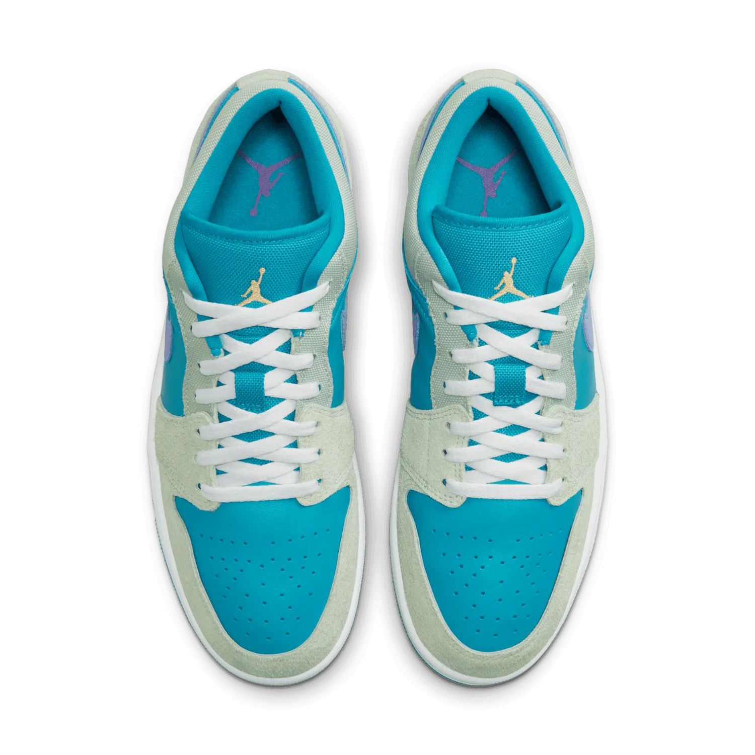 Air Jordan 1 Low SE Light Bone Aquatone (W) image 3