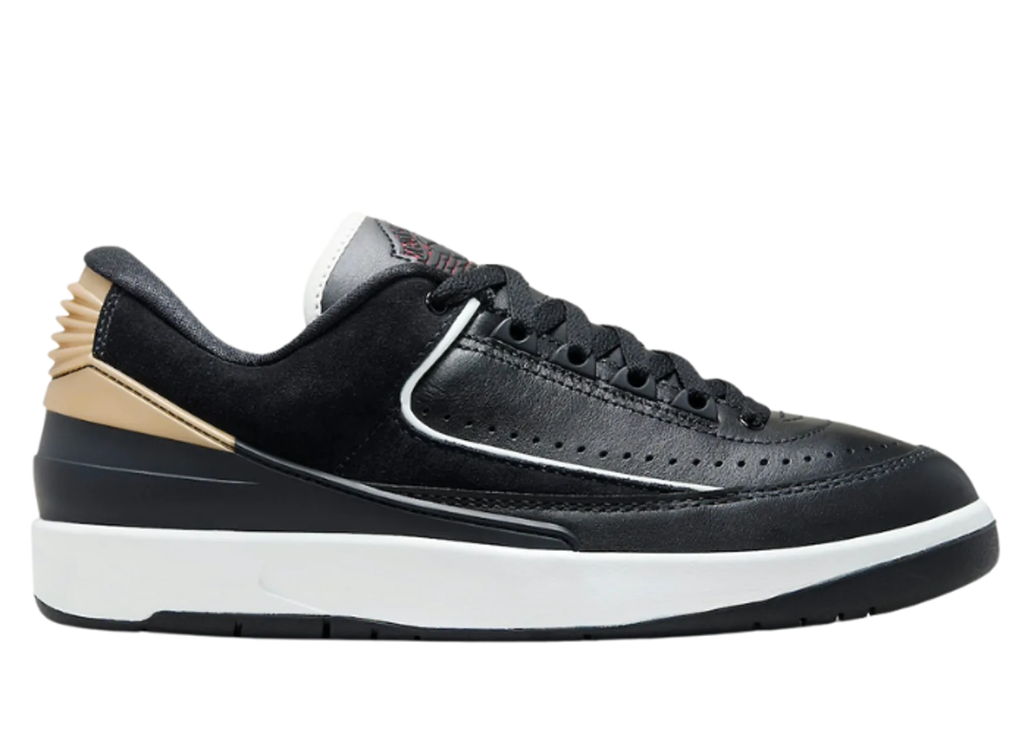 Air Jordan 2 Retro Low Black Varsity Red (W)