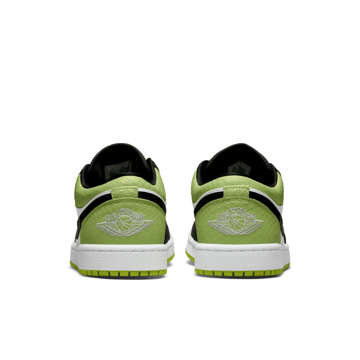 Jordan 1 Low Snakeskin Vivid Green (W) image 5