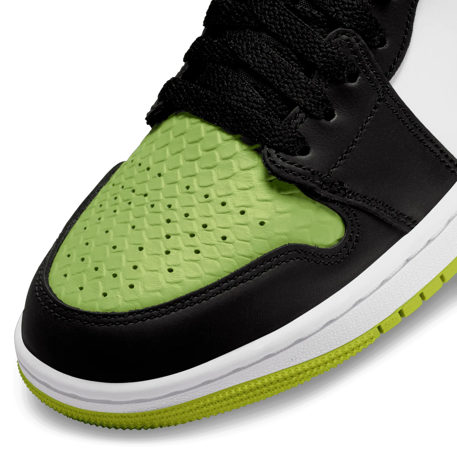 Jordan 1 Low Snakeskin Vivid Green (W) image 6