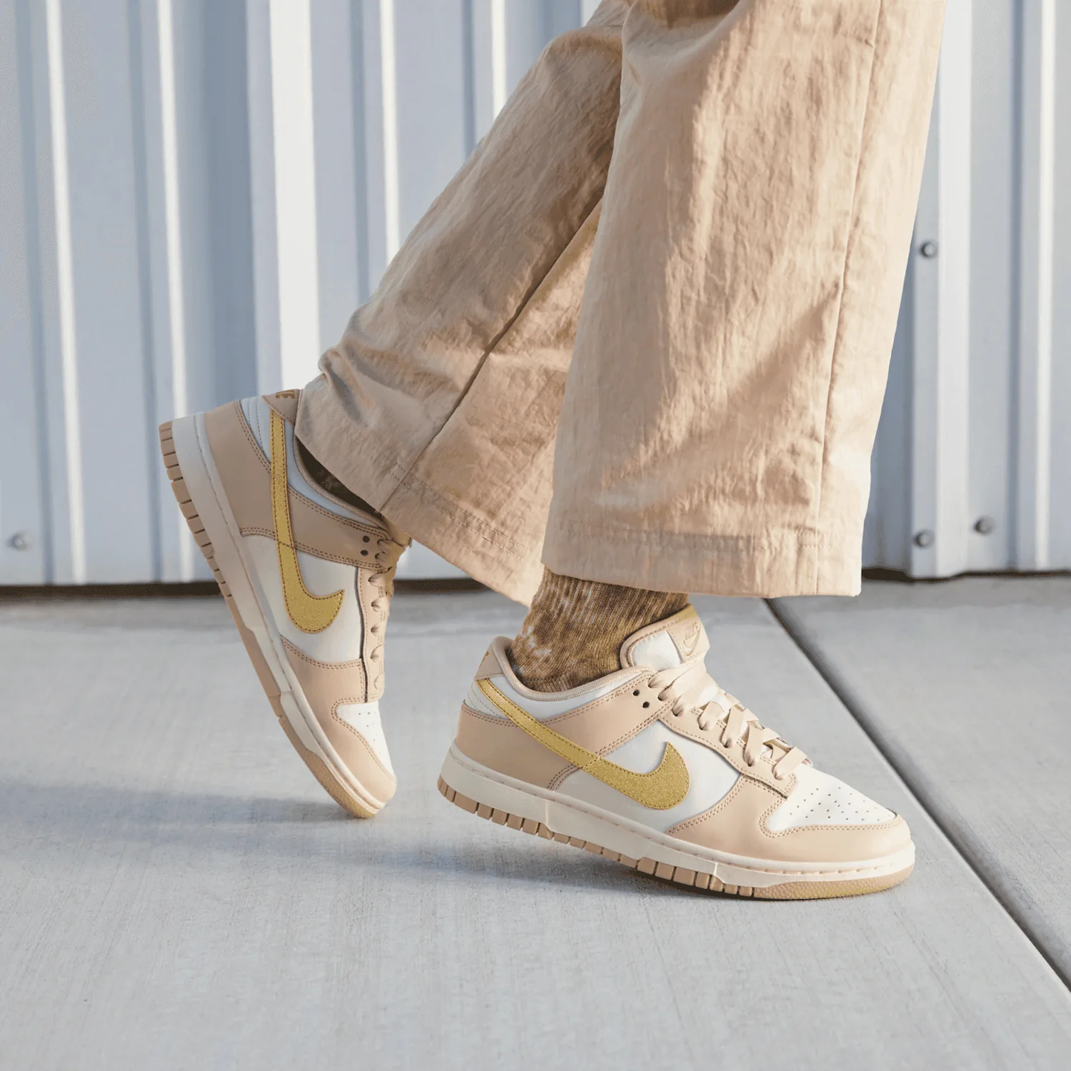 Nike Dunk Low Phantom Metallic Gold (W) image 9