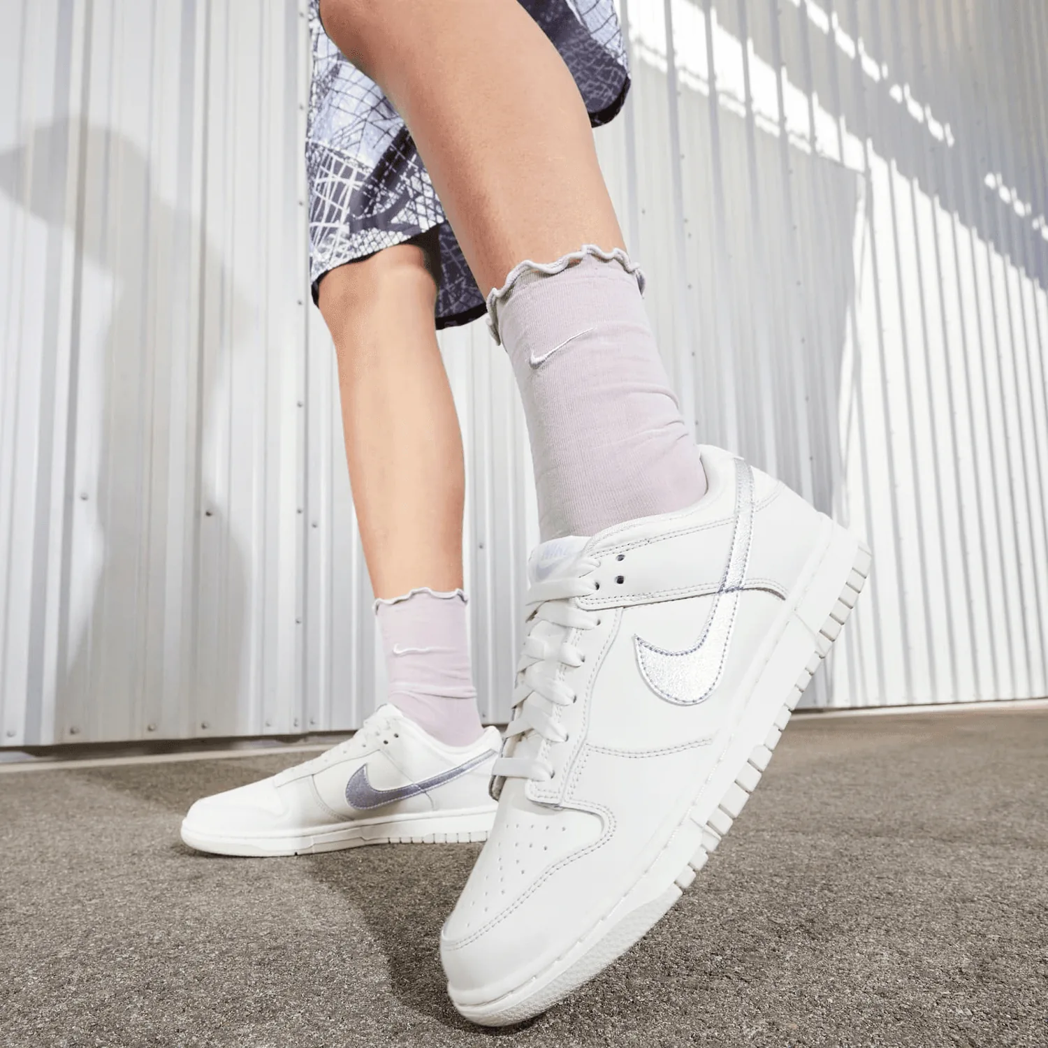 Nike Dunk Low Phantom Metallic Purple (W) image 9