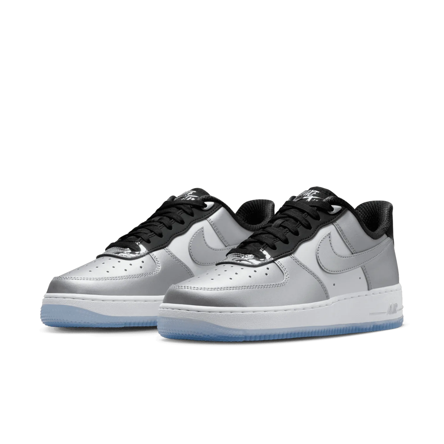 Nike Air Force 1 '07 Low Metallic Silver Black (W) image 4