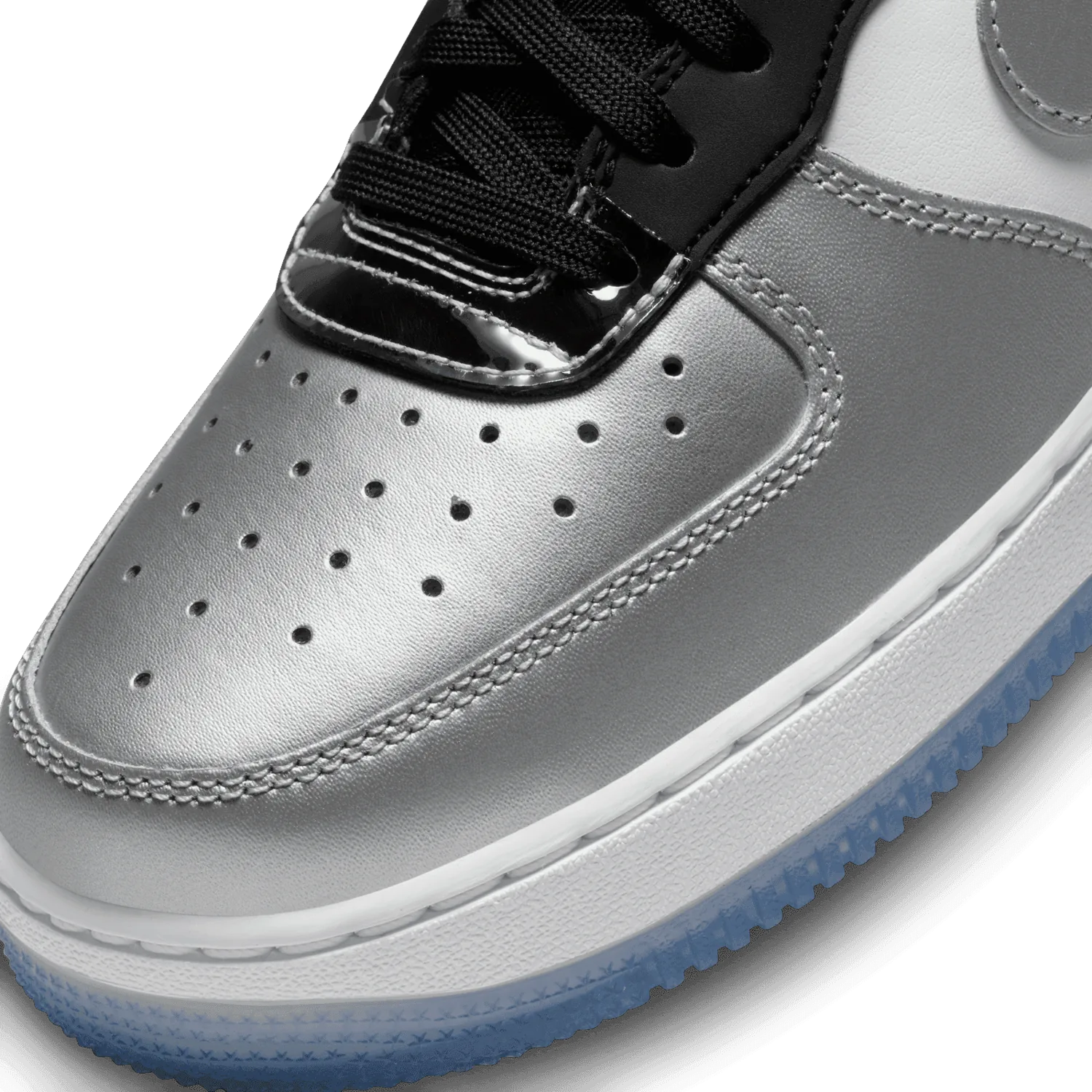 Nike Air Force 1 '07 Low Metallic Silver Black (W) image 6