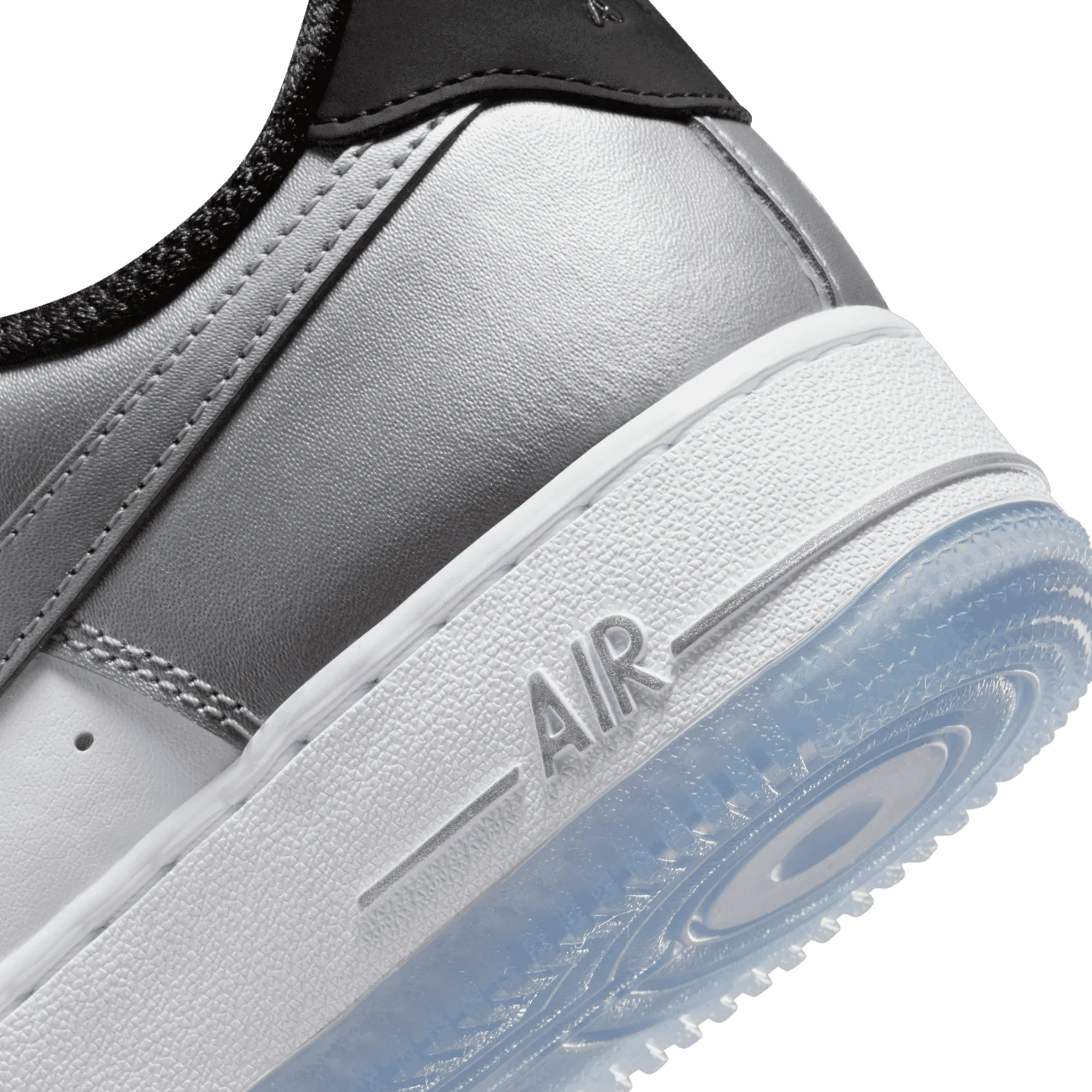 Nike Air Force 1 '07 Low Metallic Silver Black (W) image 7