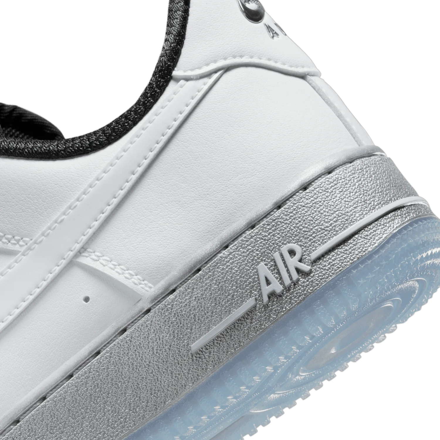 Nike Air Force 1 '07 Low White Metallic Silver Clear (W) image 7