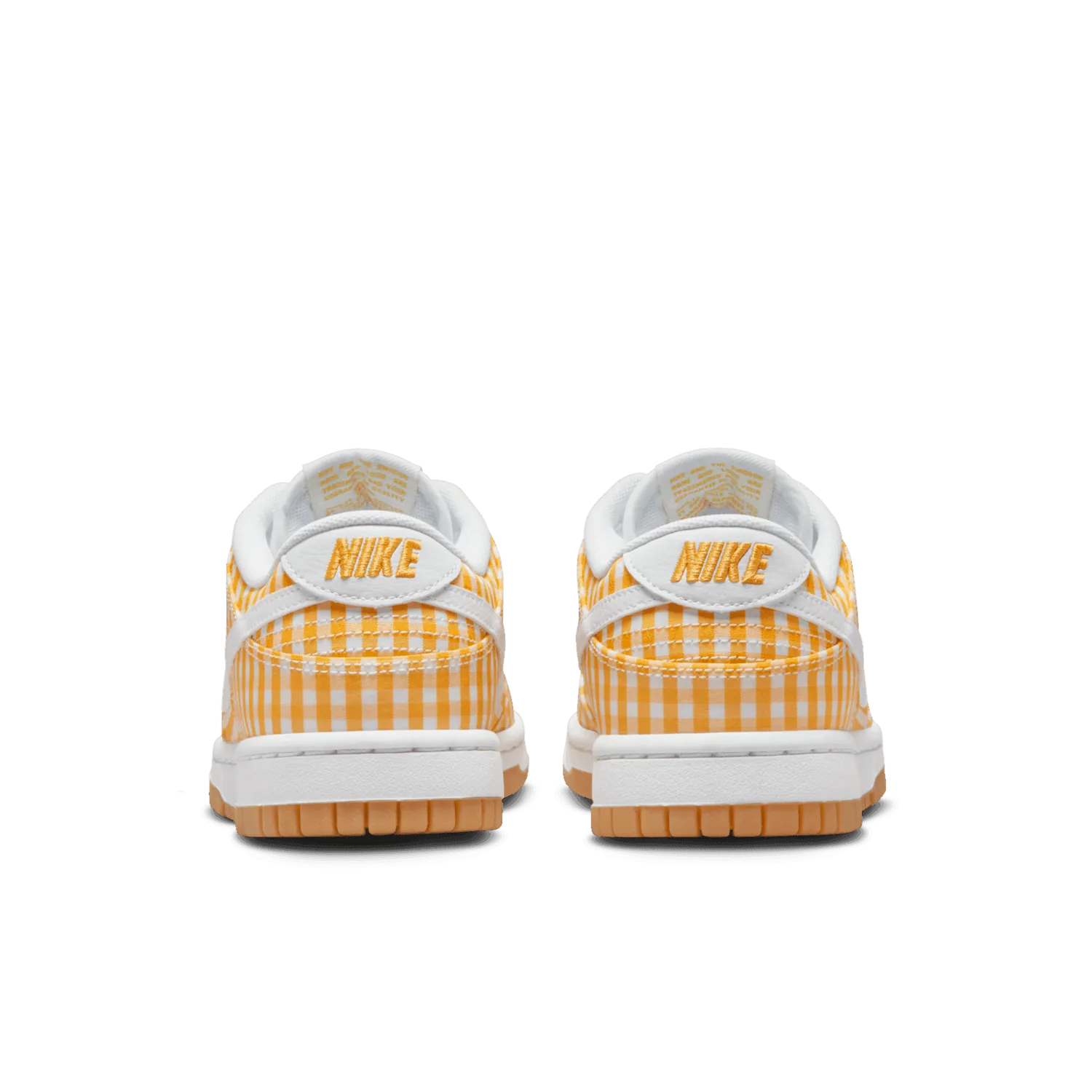 Nike Dunk Low Yellow Gingham (W) image 5