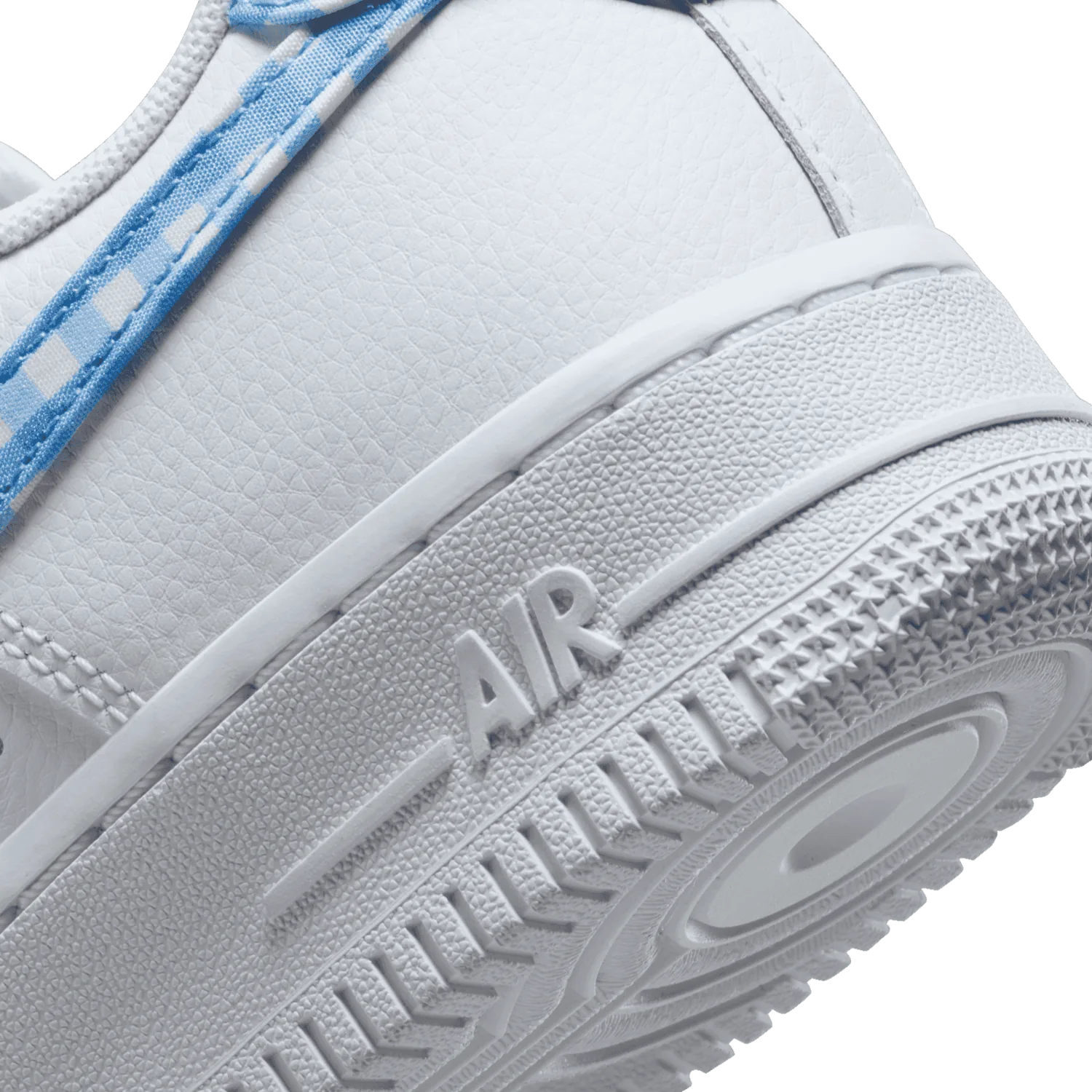 Nike Air Force 1 Gingham White University Blue (W) image 8