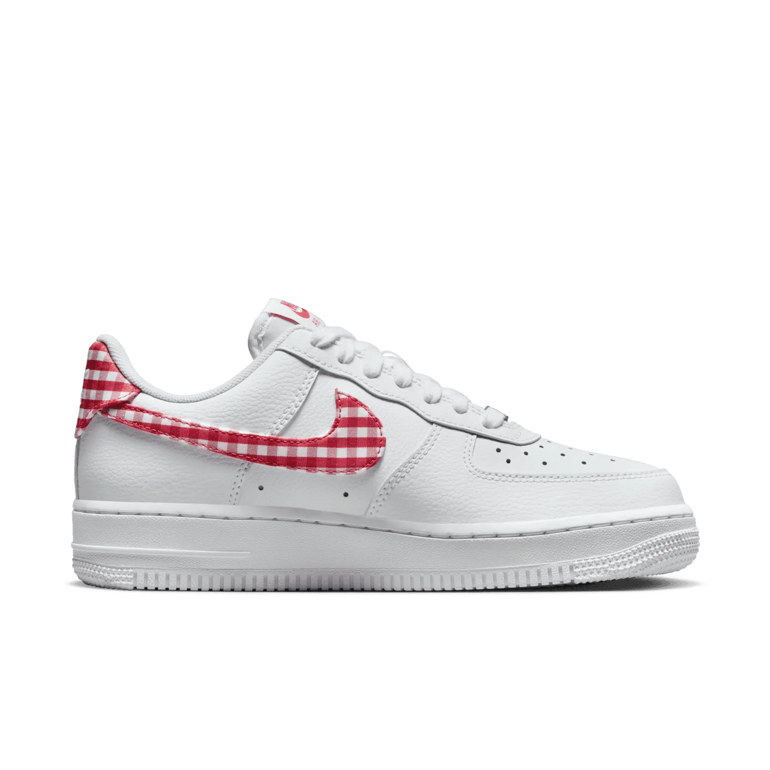 Nike Air Force 1 Low Gingham White Mystic Red (W) image 3