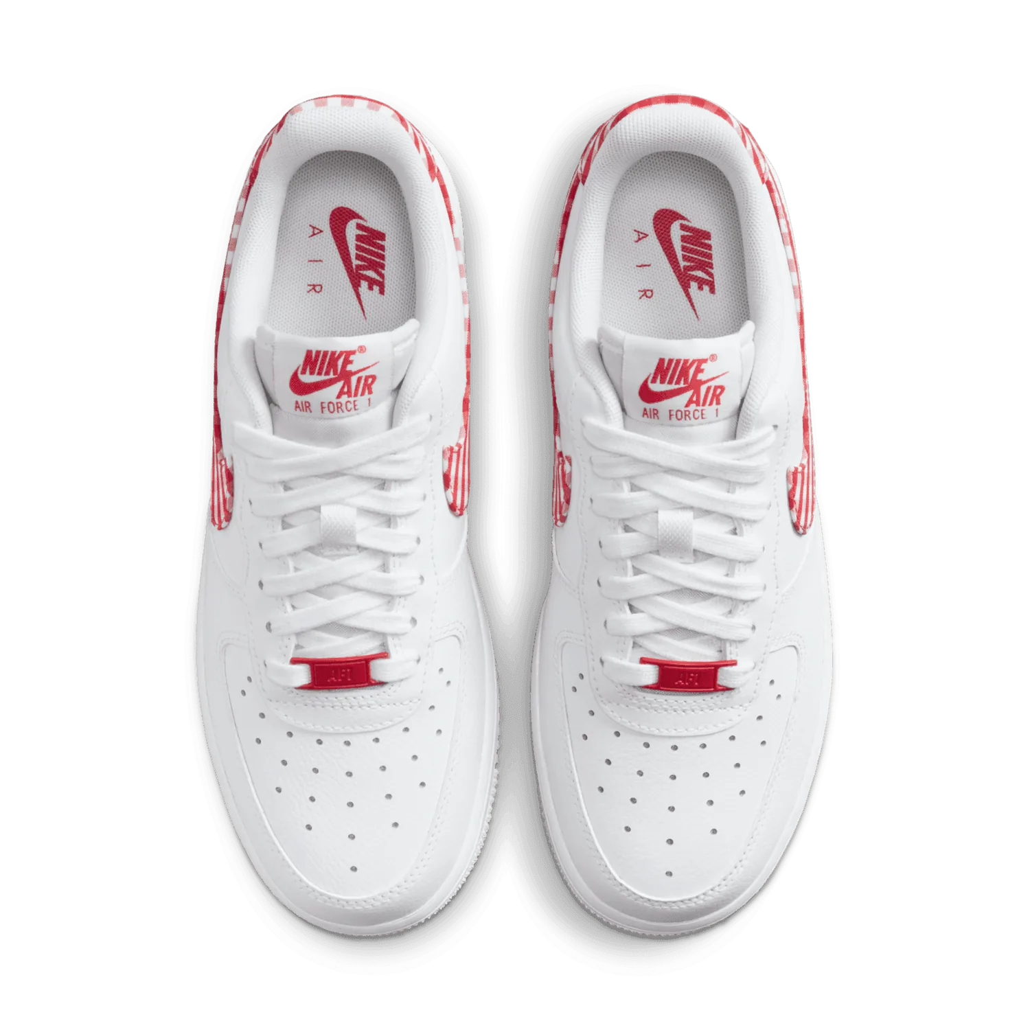 Nike Air Force 1 Low Gingham White Mystic Red (W) image 4