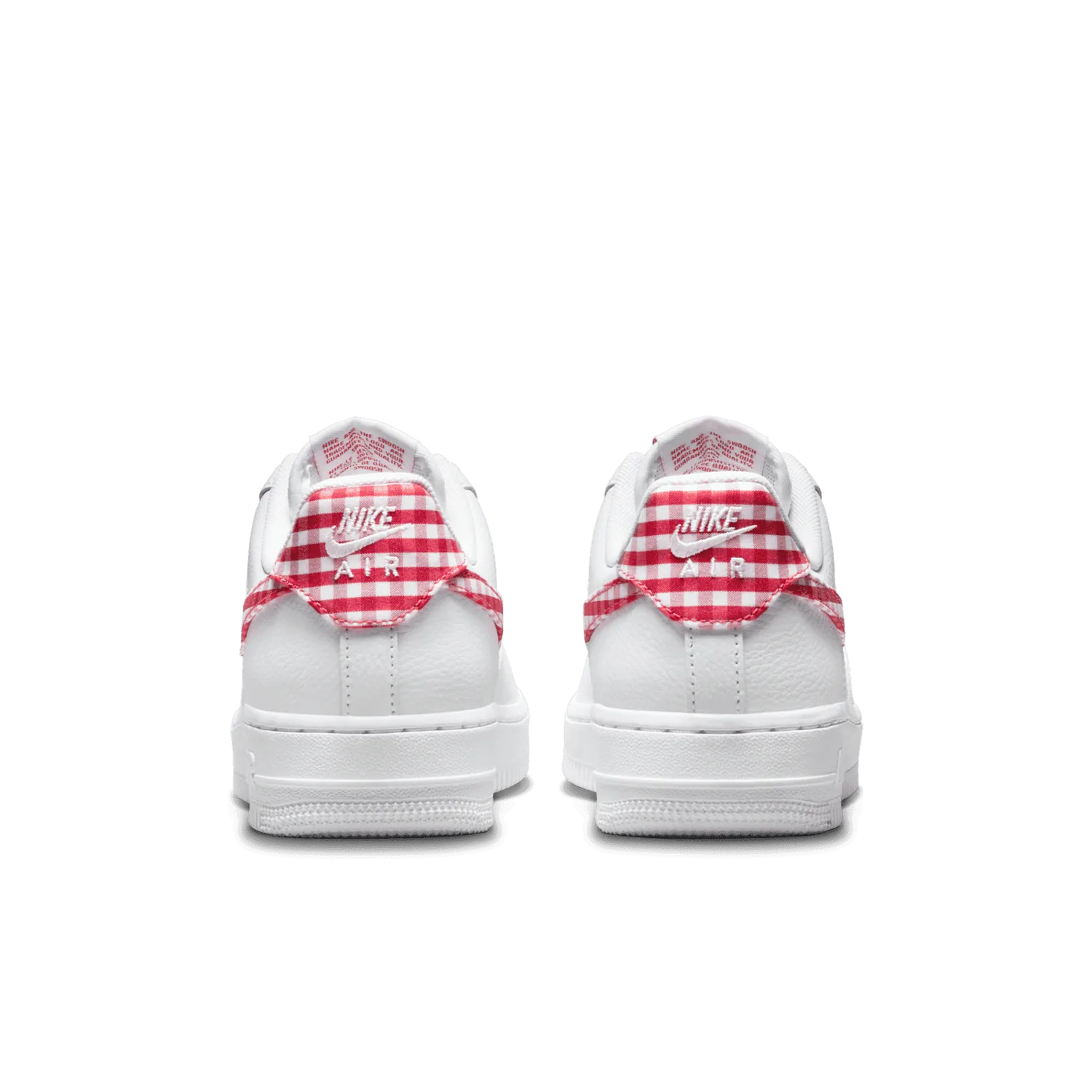 Nike Air Force 1 Low Gingham White Mystic Red (W) image 6