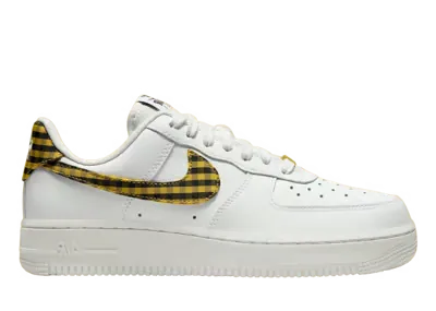 Nike Air Force 1 Low Gingham White Bronzine (W)