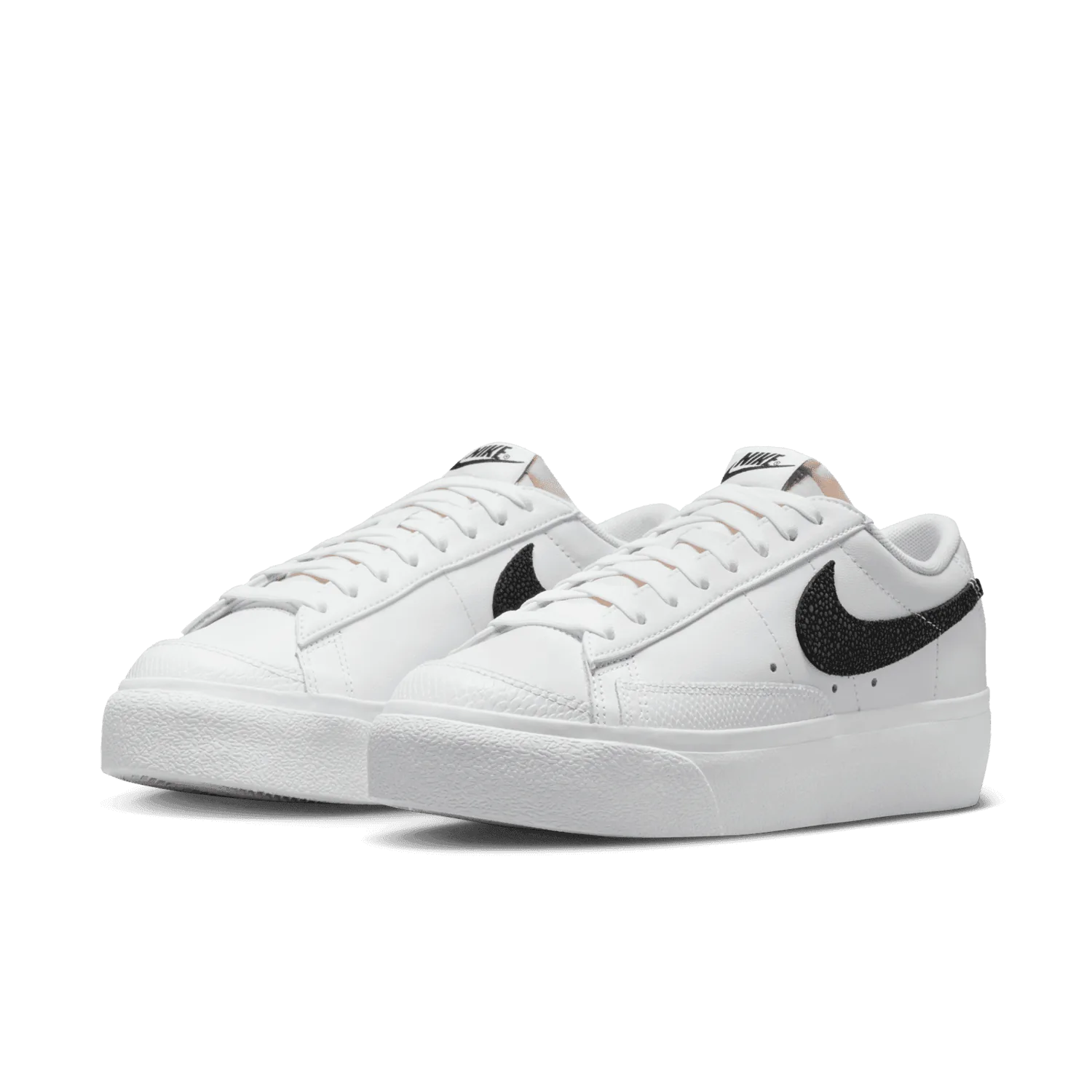 Nike Blazer Low Platform Reptile White Black (W) image 4
