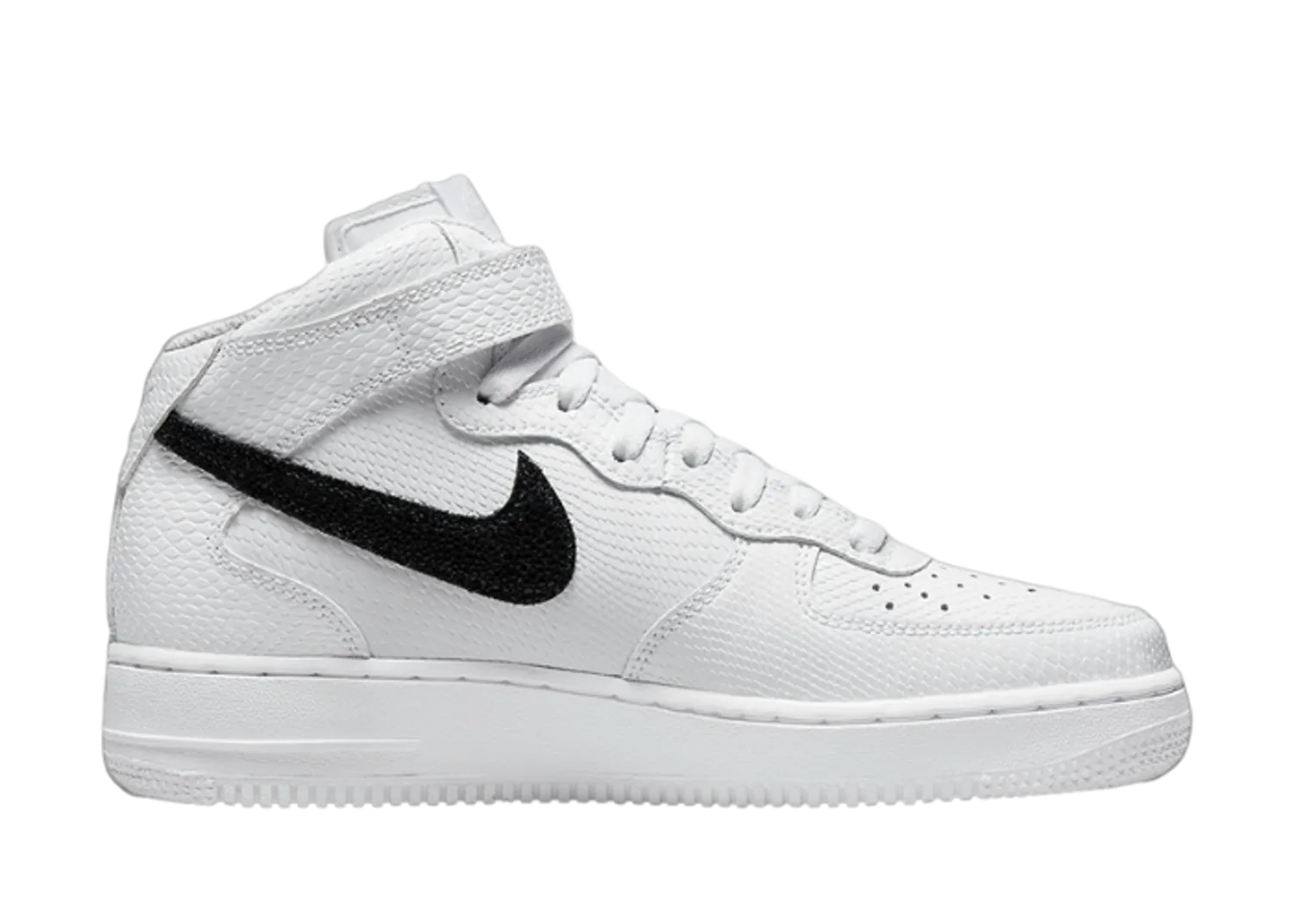 Nike Air Force 1 Mid Reptile White Black (W)