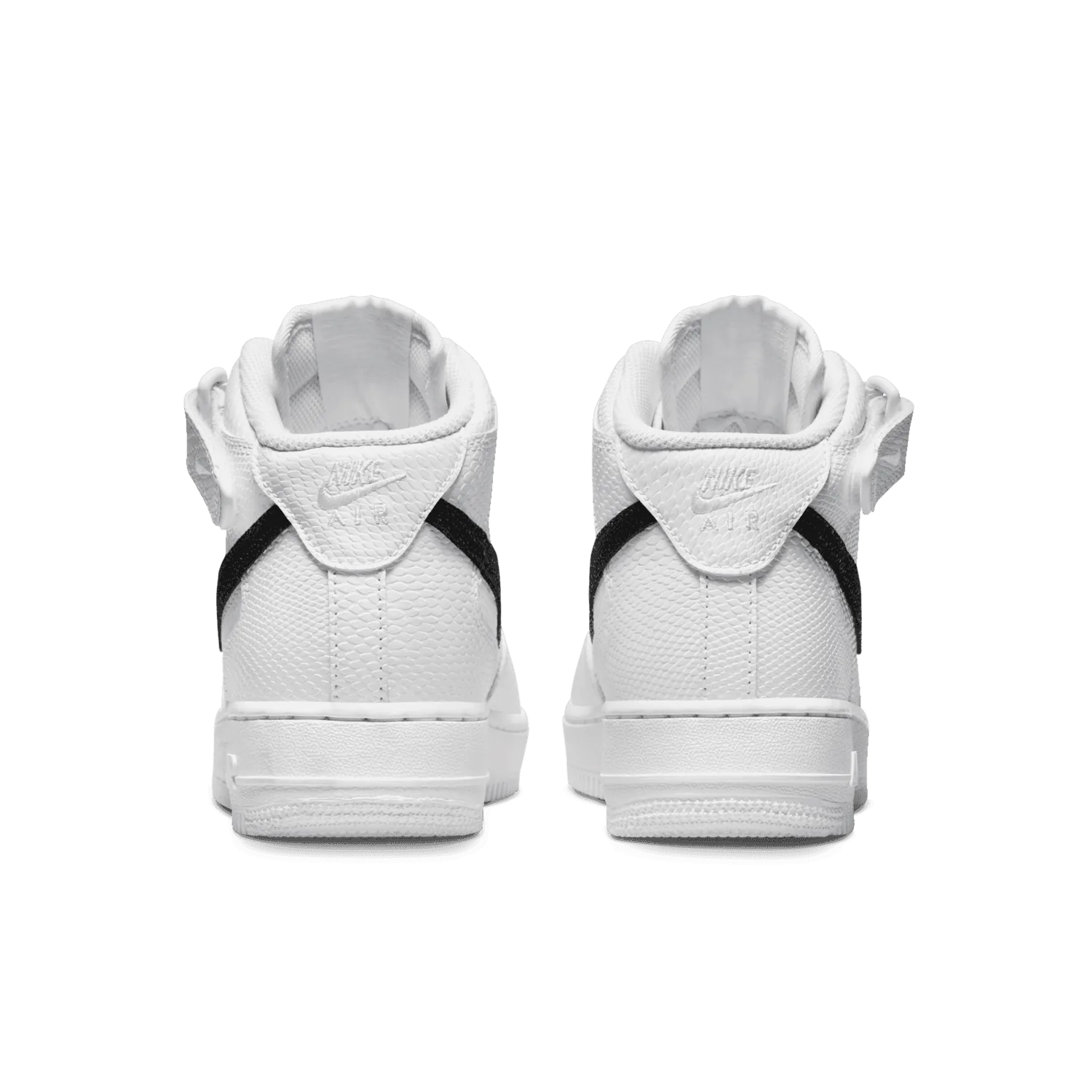 Nike Air Force 1 Mid Reptile White Black (W) image 5