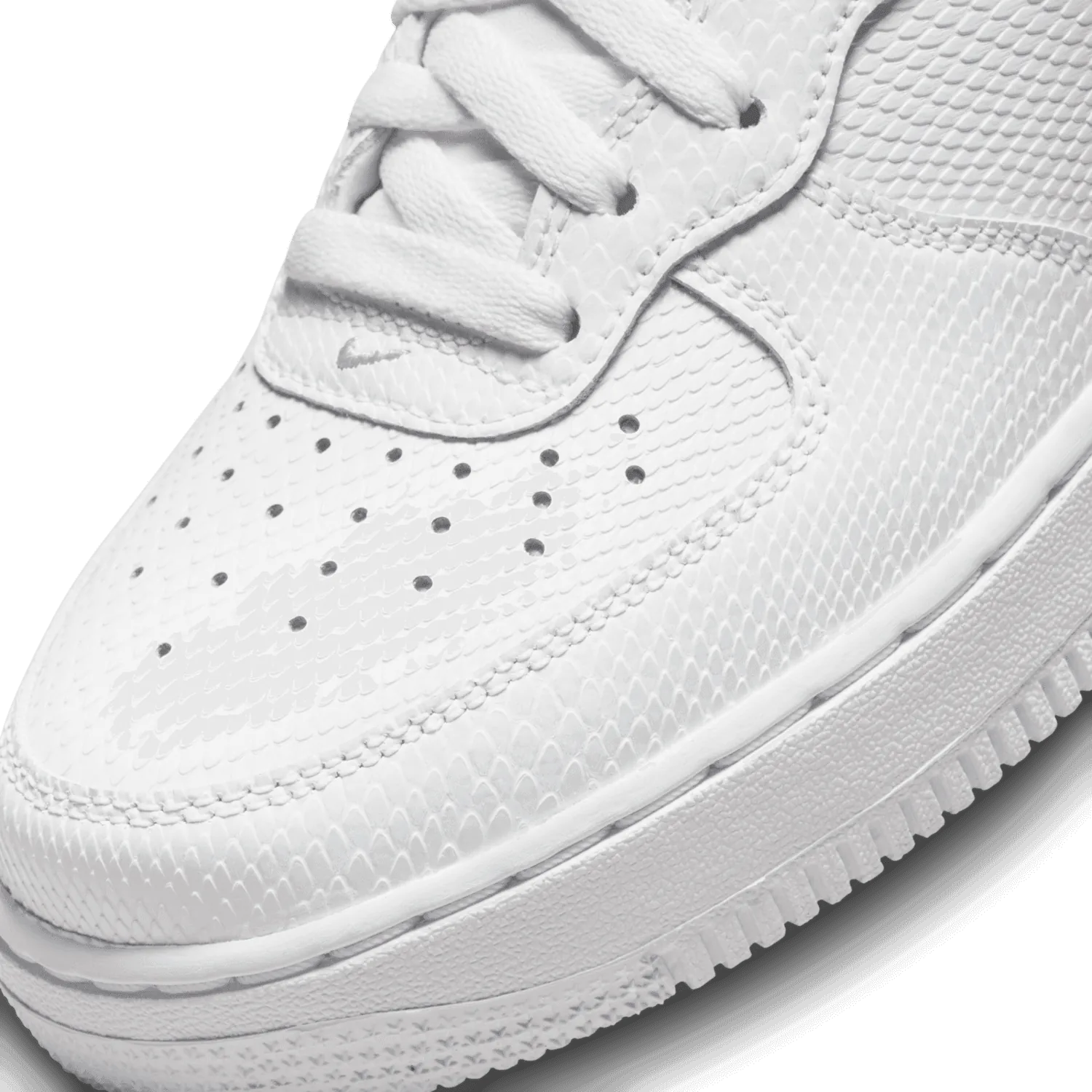 Nike Air Force 1 Mid Reptile White Black (W) image 6
