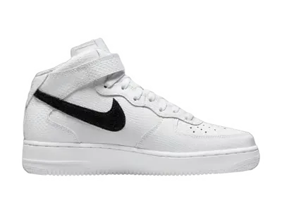 Nike Air Force 1 Mid Reptile White Black (W)