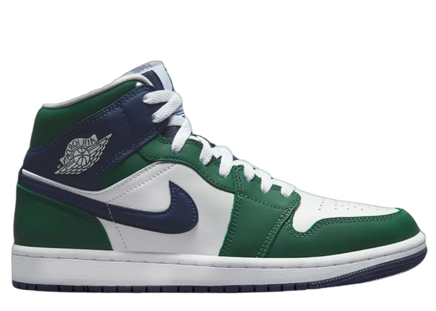 Air Jordan 1 Mid SE Noble Green Midnight Navy (W)