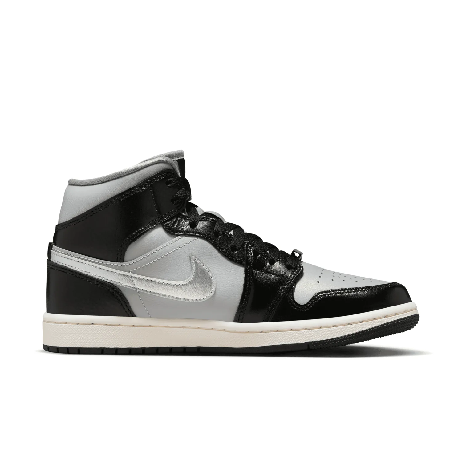 Air Jordan 1 Mid SE Black Chrome (W) image 2