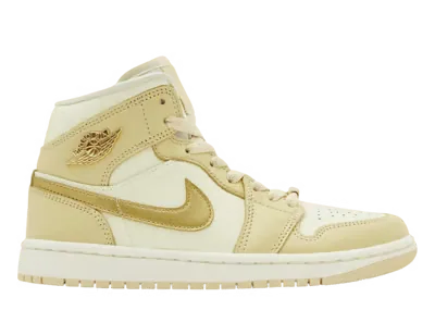 Air Jordan 1 Mid Pale Vanilla Coconut Milk (W)