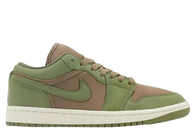 Air Jordan 1 Low SE Brown Kelp Sky J Light Olive (W)