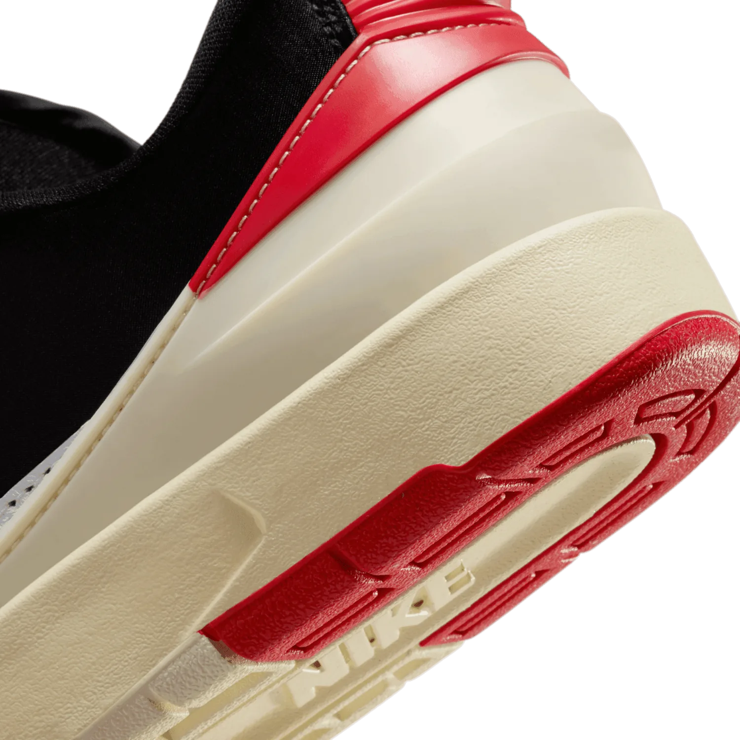 Air Jordan 2 Low Retro White University Red Black (W) image 6
