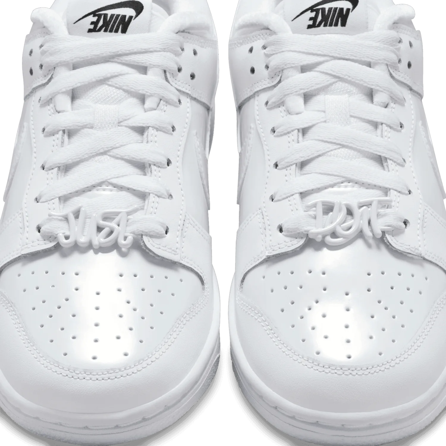 Nike Dunk Low Just Do It White Iridescent (W) image 10
