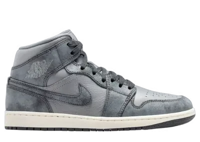 Air Jordan 1 Mid Distressed Smoke Grey (W)