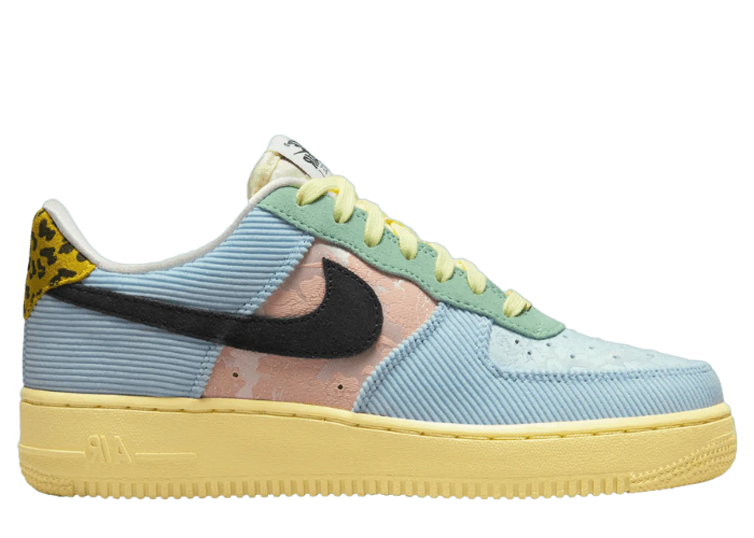 Nike Air Force 1 Low Celestine Blue and Lemon Wash (W)