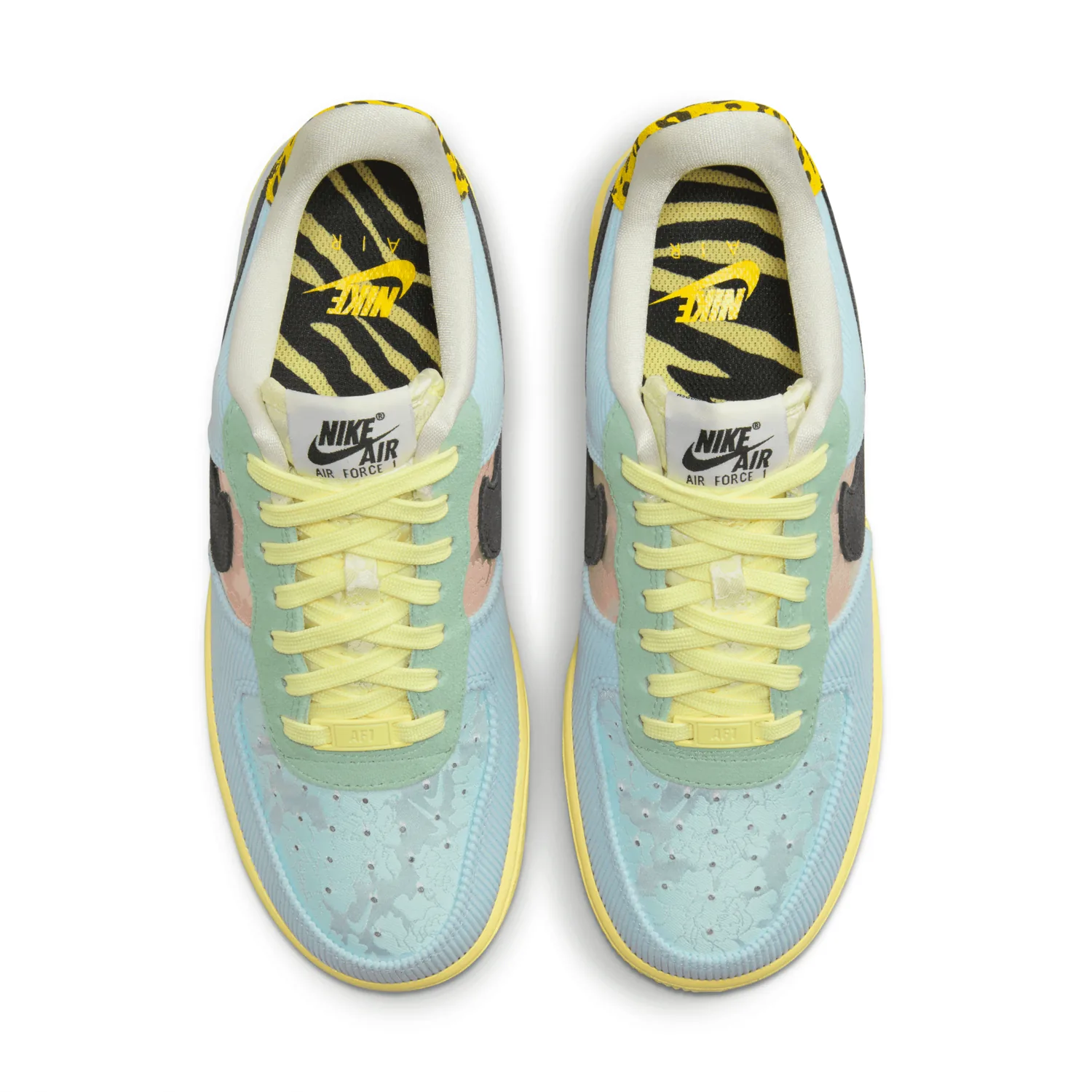 Nike Air Force 1 Low Celestine Blue and Lemon Wash (W) image 5
