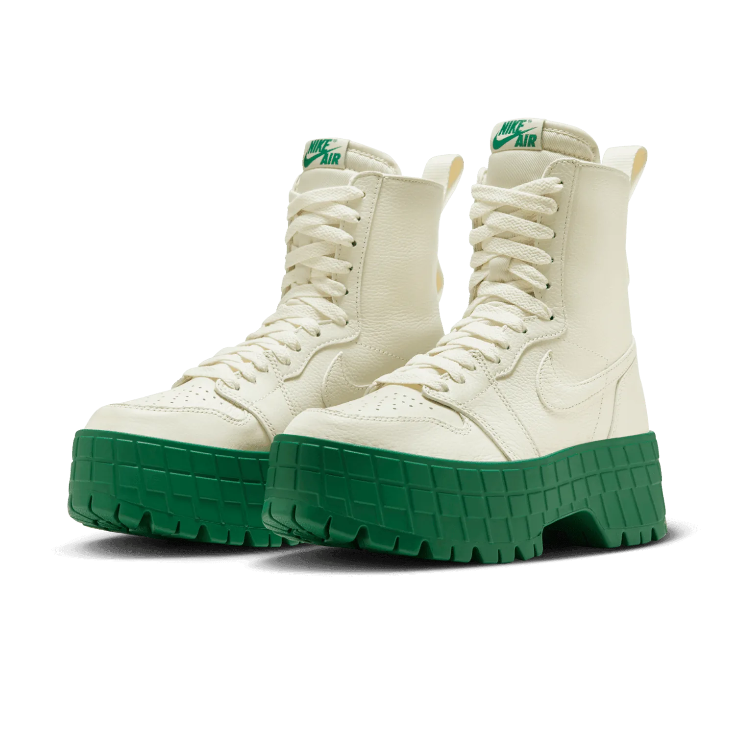 Air Jordan 1 Brooklyn Coconut Milk Pine Green (W) image 3