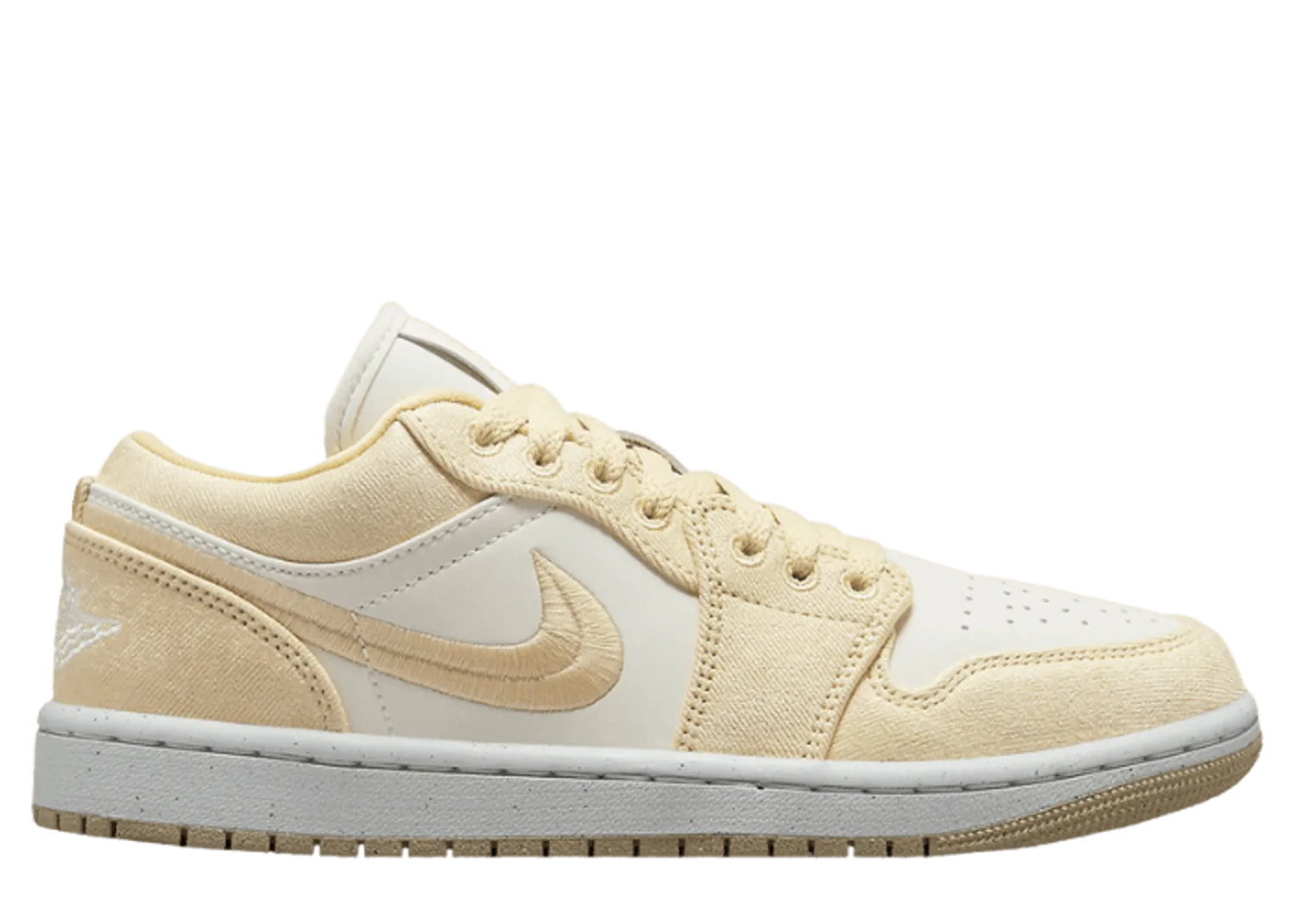 Air Jordan 1 Low SE Canvas Team Gold (W)