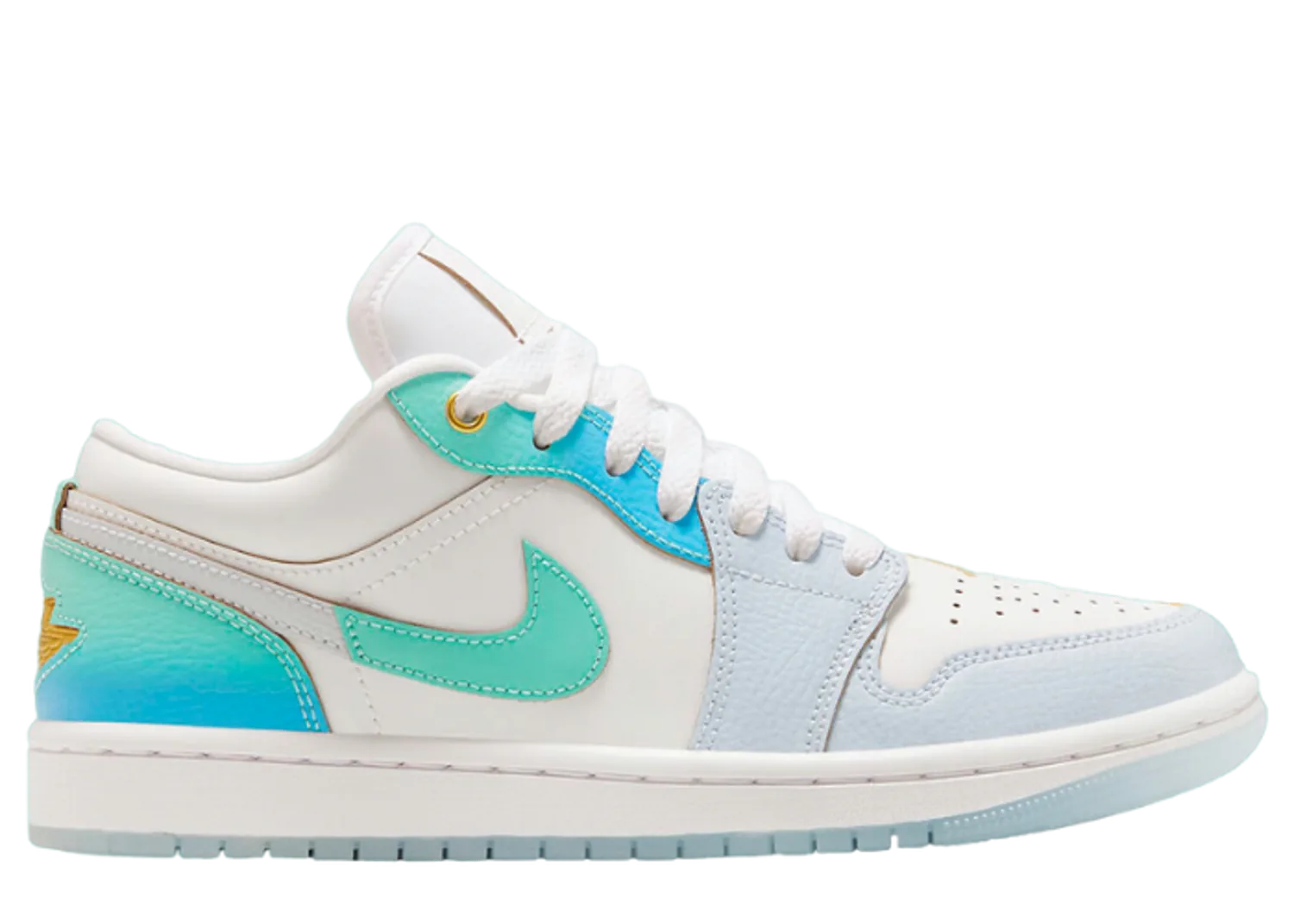 Air Jordan 1 Low SE Emerald Rise Football Grey (W)