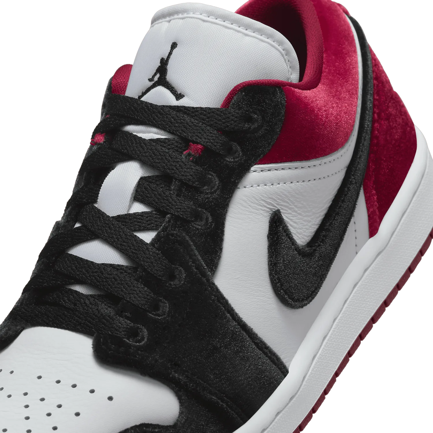 Air Jordan 1 Low Velvet Black Toe (W) image 5
