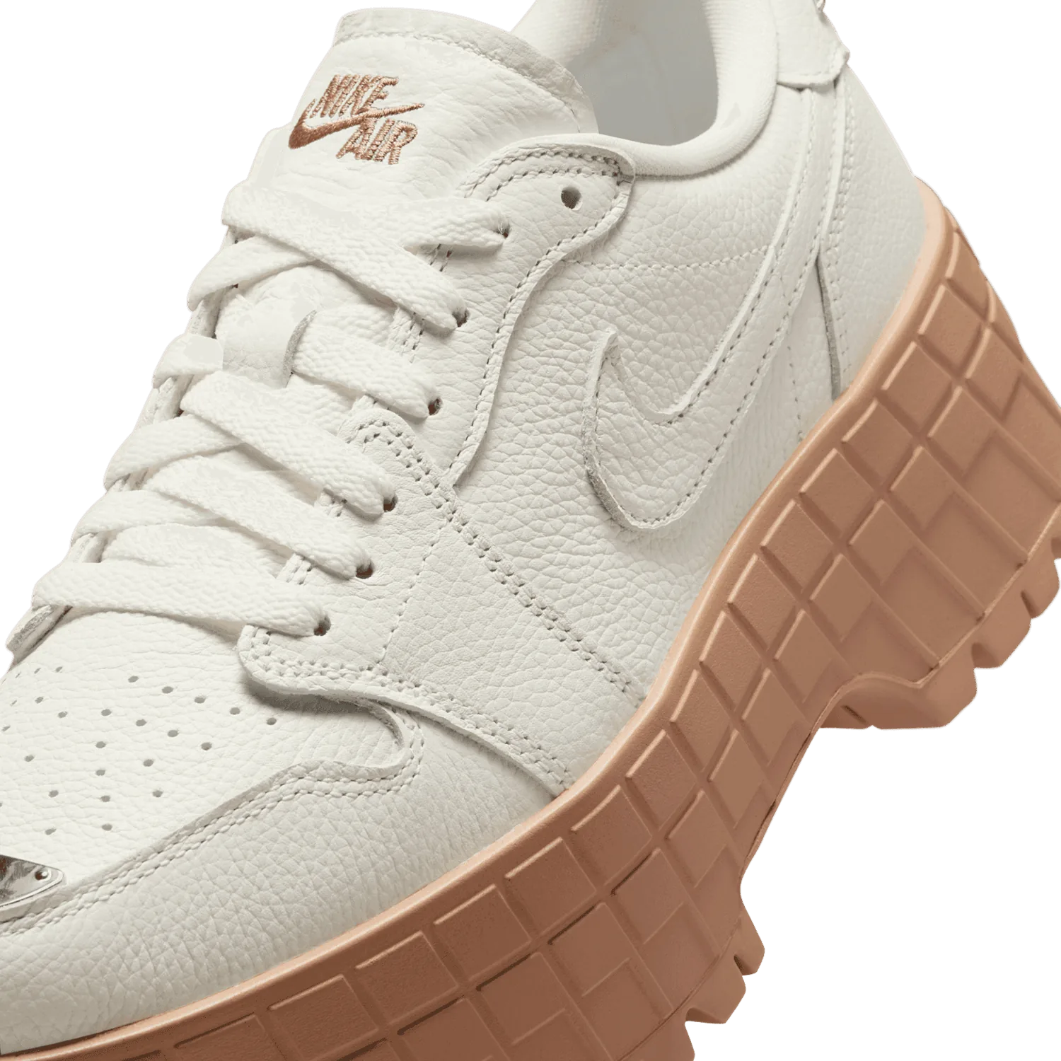 Air Jordan 1 Brooklyn Low White Light Madder Root (W) image 5