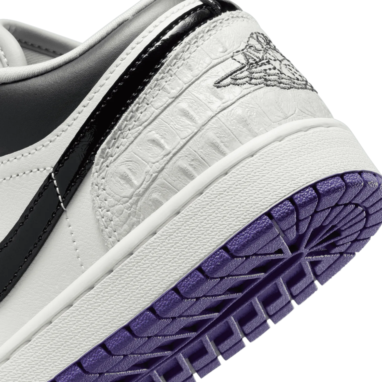 Air Jordan 1 Low SE Cement Grey Field Purple (W) image 7