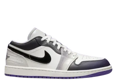 Air Jordan 1 Low SE Cement Grey Field Purple (W)