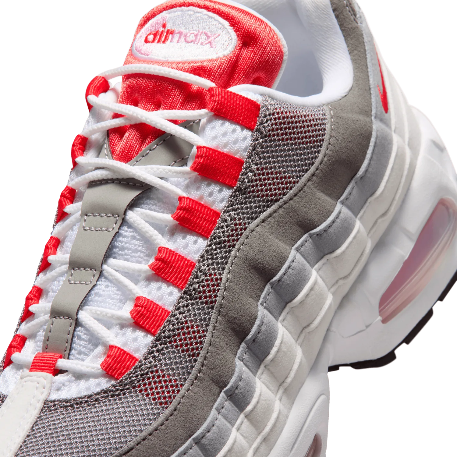 Nike Air Max 95 Big Bubble White Light Crimson (W) image 9