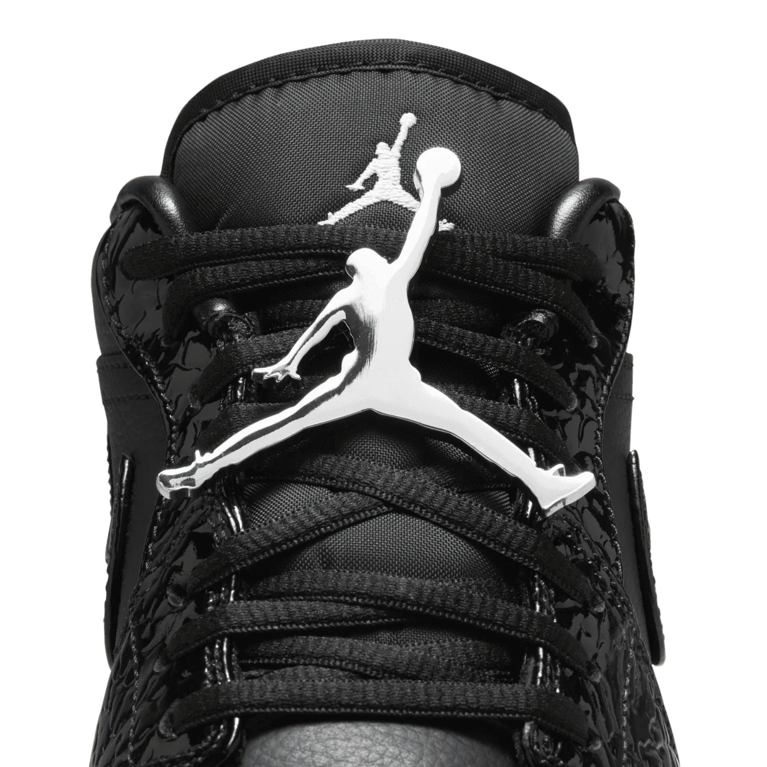 Air Jordan 1 Low SE Patent Elephant Black (W) image 8