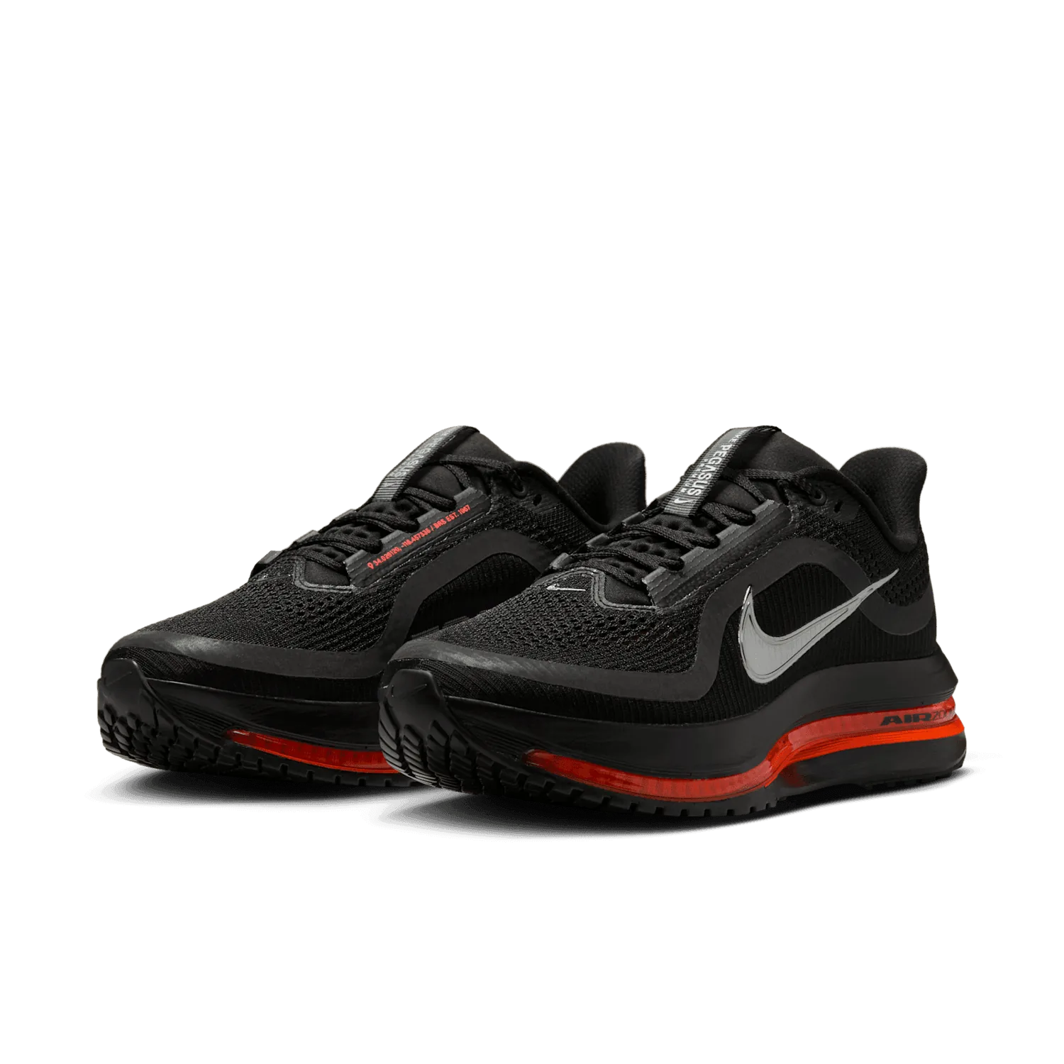 Nike Air Pegasus Premium Black Metallic Silver (W) image 4