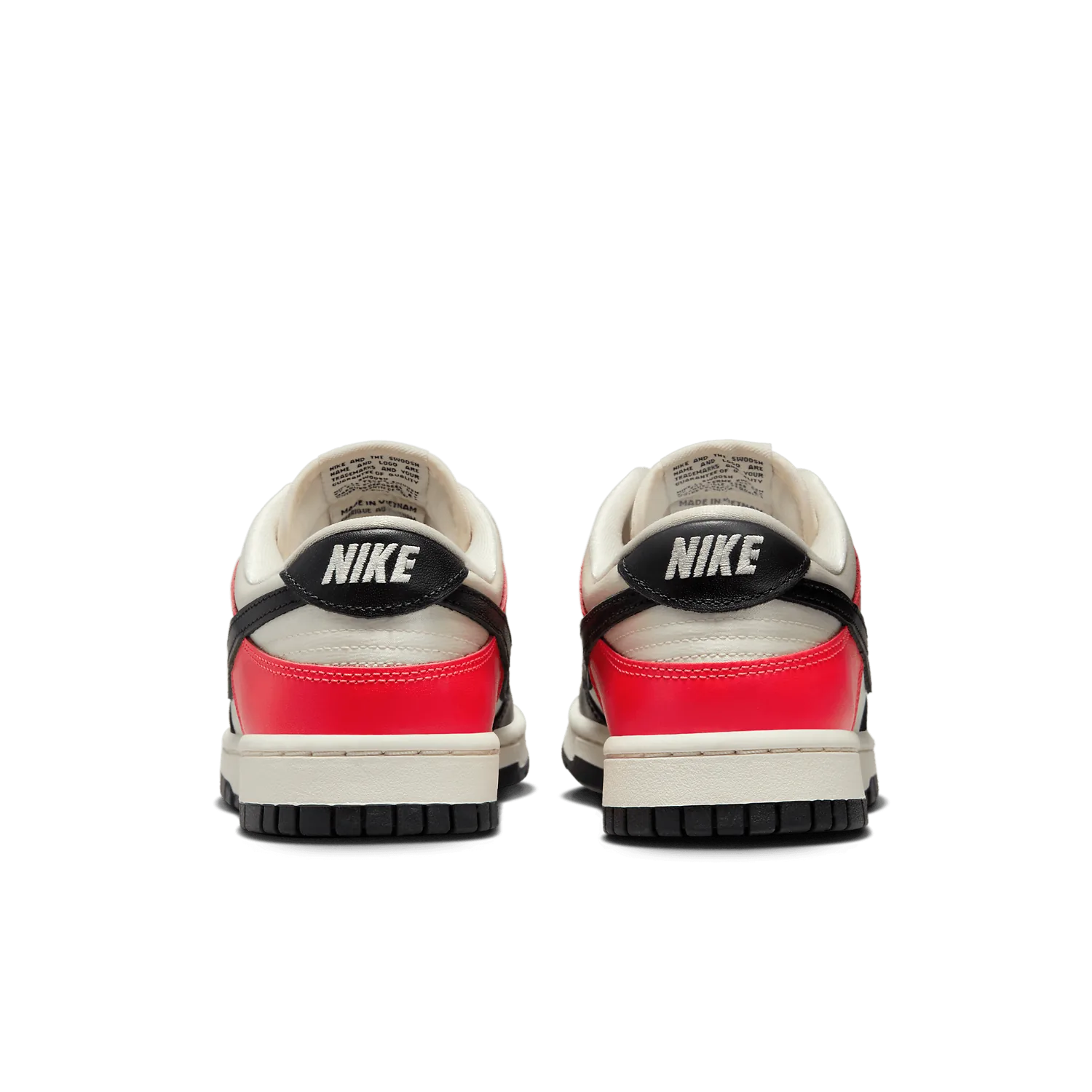 Nike Dunk Low Black Toe Bright Crimson (W) image 5
