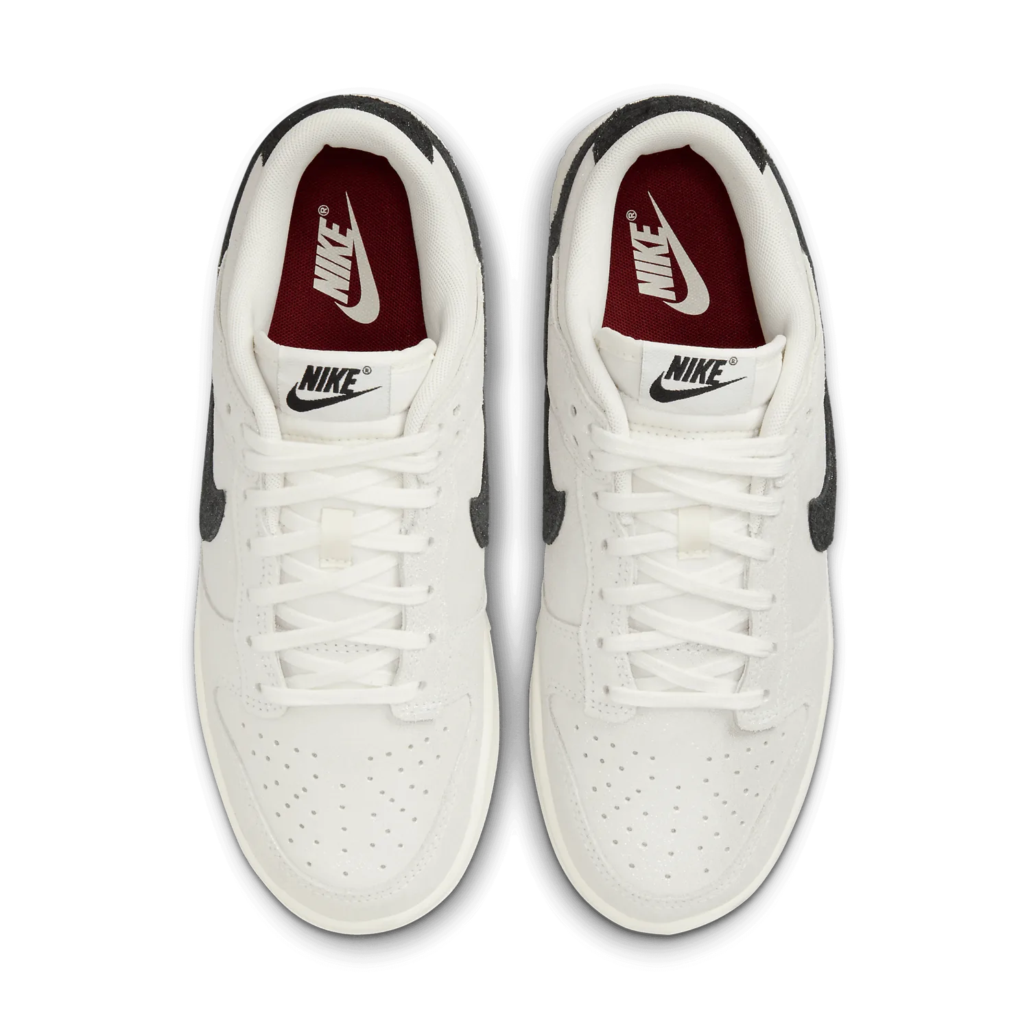 Nike Dunk Low SE White Black Team Red (W) image 4