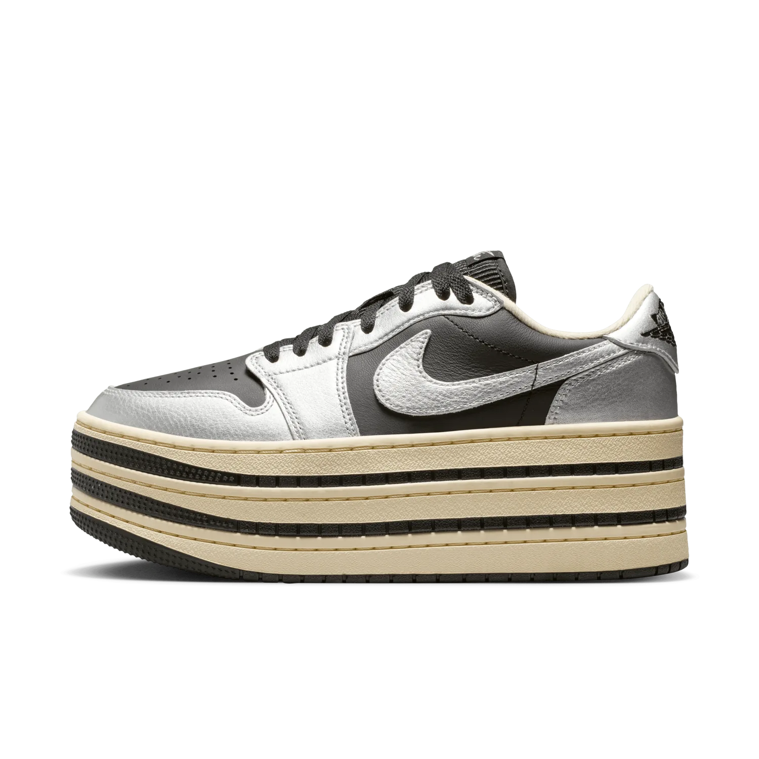 Air Jordan 1 Triple Stack Metallic Silver (W) image 2