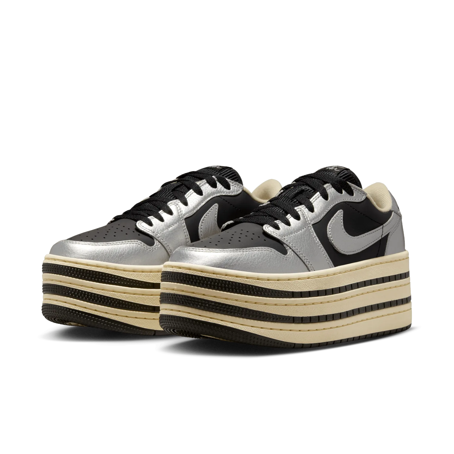 Air Jordan 1 Triple Stack Metallic Silver (W) image 6