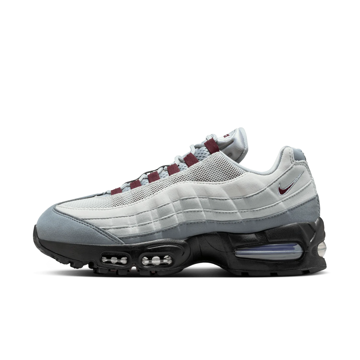 Nike Air Max 95 Smoke Grey Burgundy Crush (W) image 3
