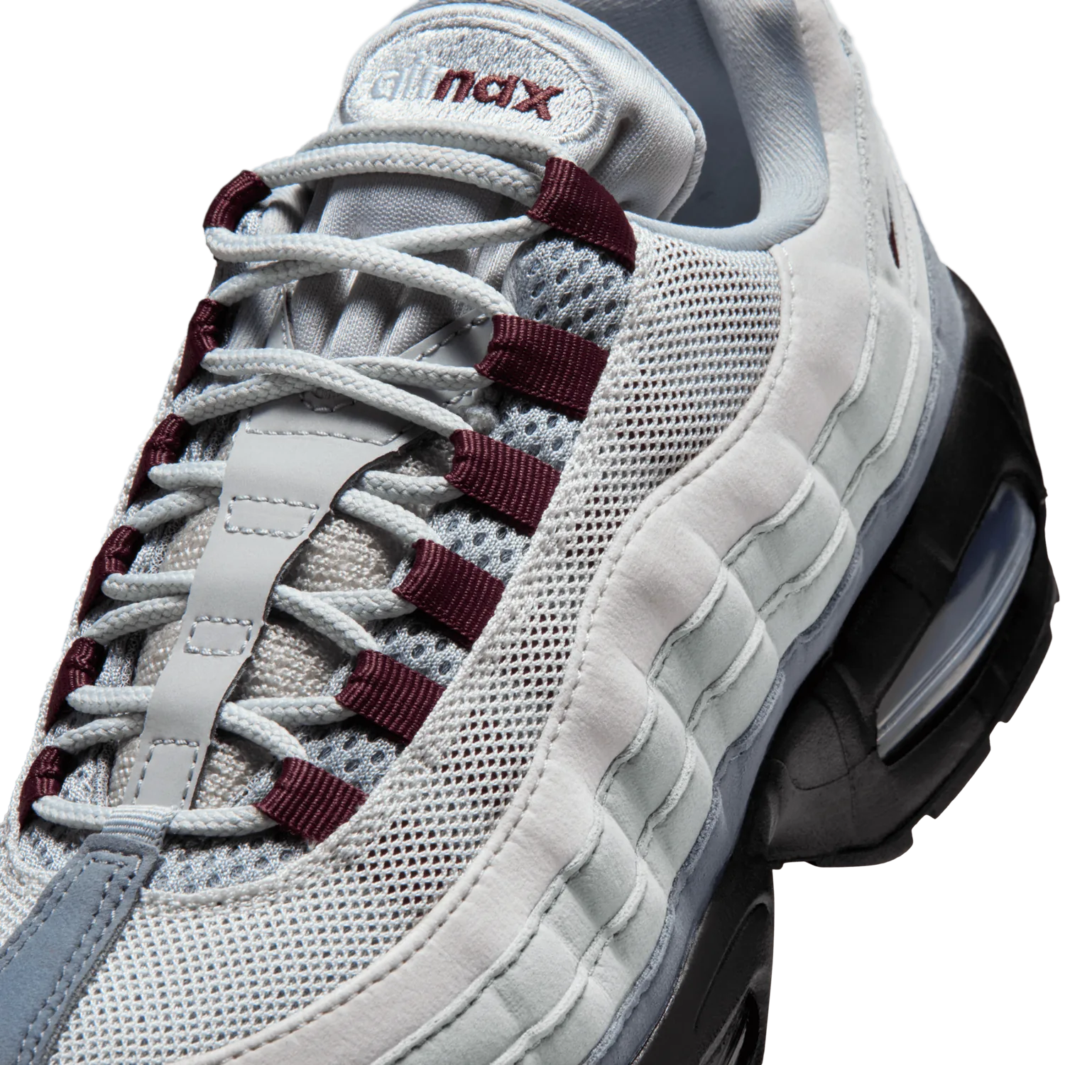 Nike Air Max 95 Smoke Grey Burgundy Crush (W) image 9
